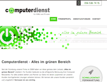 Tablet Screenshot of computerdienst.ch